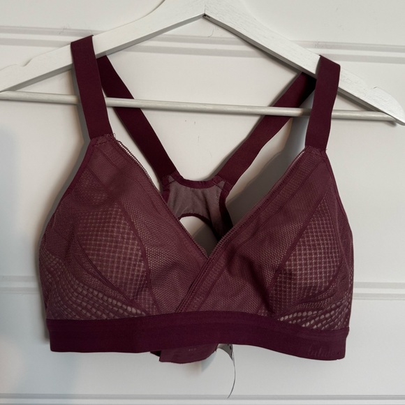 Lululemon Athletica Awake to Lace Bra - Garney/Barely Beige Mesh Bralette - 34D - Picture 3 of 10